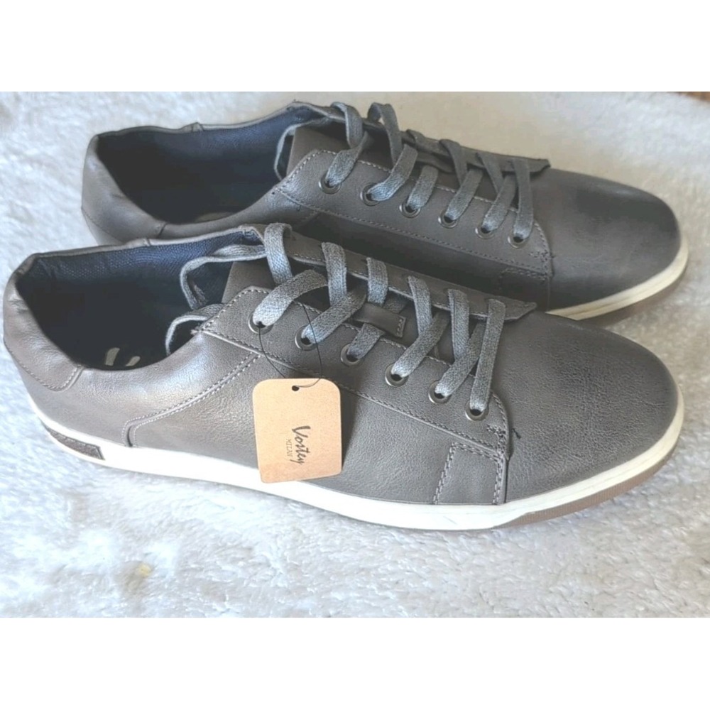 Sz 11M VOSTEY Milan‎ Gray Fashion Sneakers Casual Shoes, Rubber Sole Men's  NEW